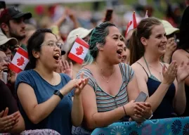 Crowd at event