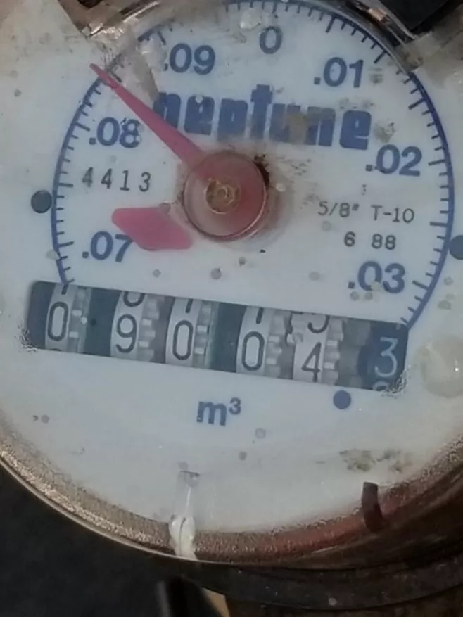 old water meter