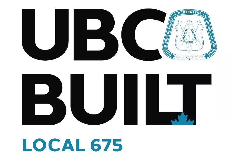 UBC Built Local 675 logo with blue shield