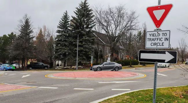 Traffic calming measures 