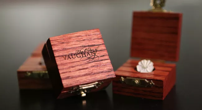 Order of Vaughan pin in wood box