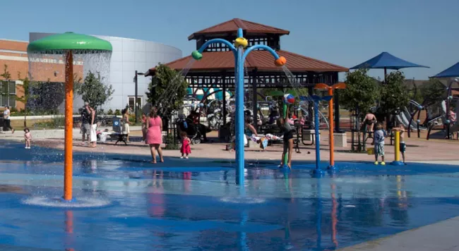 a Vaughan splashpad