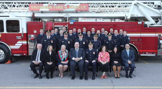 VFRS graduating class, councillors and mayor