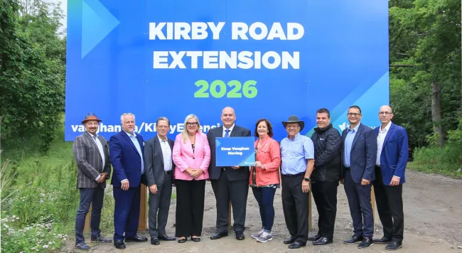 Mayor and Members of Council at Kirby Road