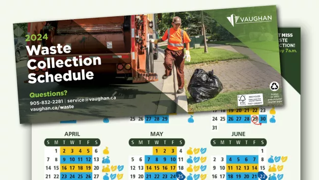 snippets from the 2024 waste collection schedule