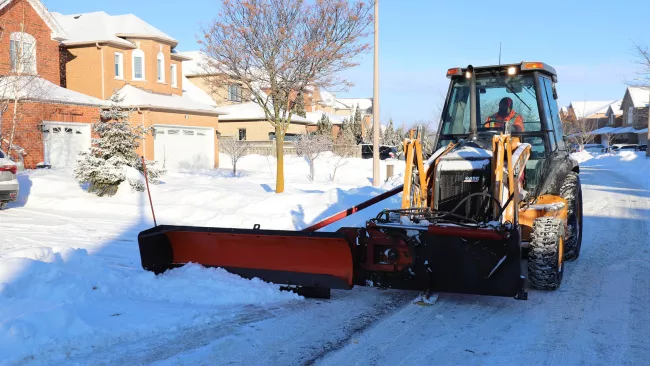 City of Vaughan windrow machine