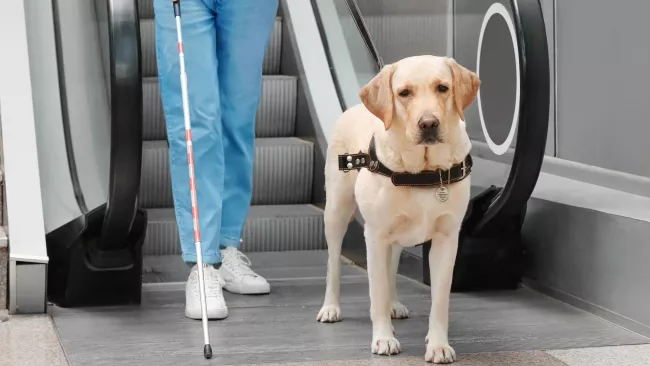 Service animals are welcome at all City facilities!