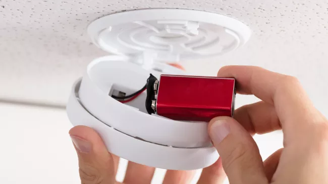 Smoke alarm battery