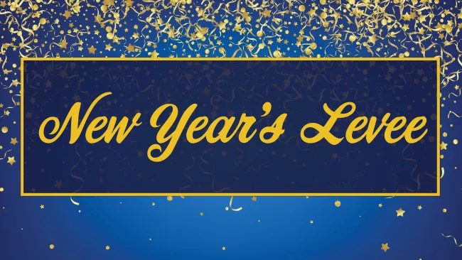 The countdown is on for the New Year’s Levee!