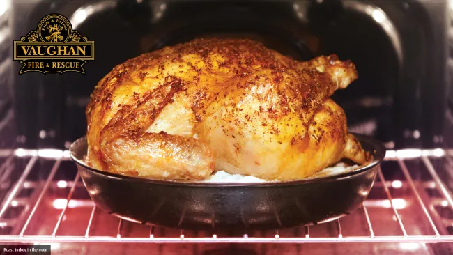 Practise fire safety for Thanksgiving