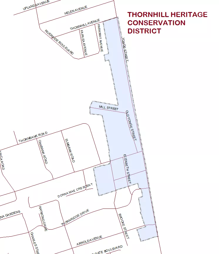 Thornhill HCD 2022 map outline