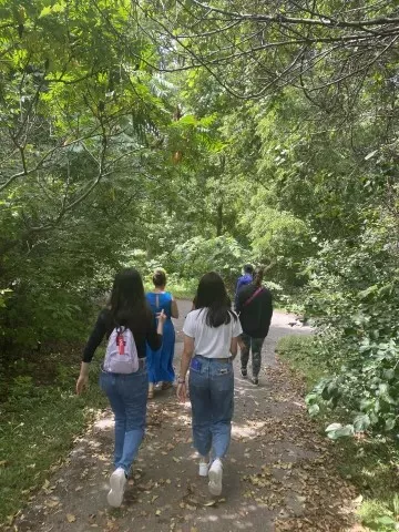 shared spaces for walking and riding bikes found within parks and open spaces. Power/ motorized micromobility devices are not permitted on these recreational trails.