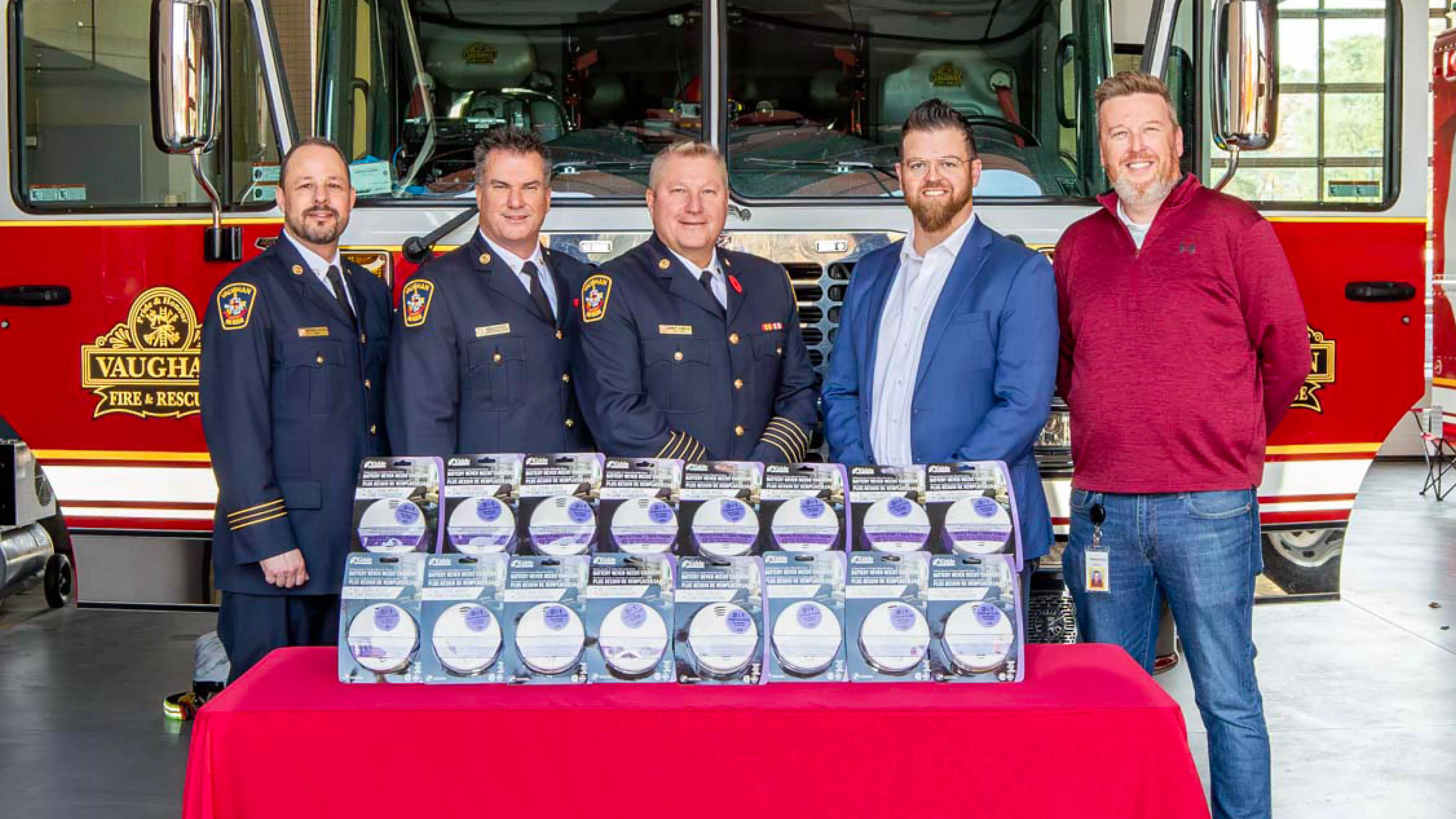 Smoke alarm donation